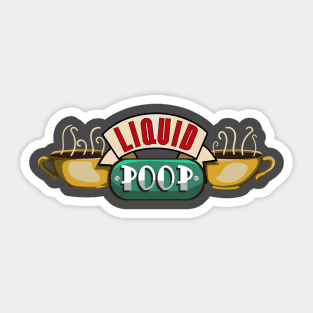 Liquid Poop Sticker